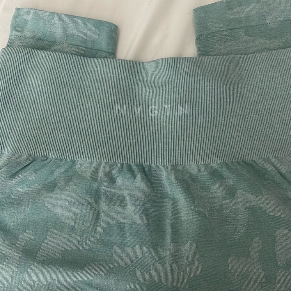 NVGTN Seafoam Green Camouflage Leggings